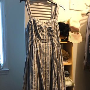Free People 100% cotton striped summer dress